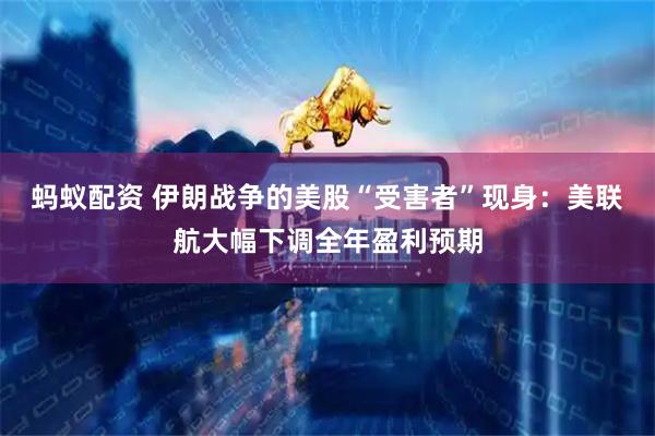蚂蚁配资 伊朗战争的美股“受害者”现身：美联航大幅下调全年盈利预期