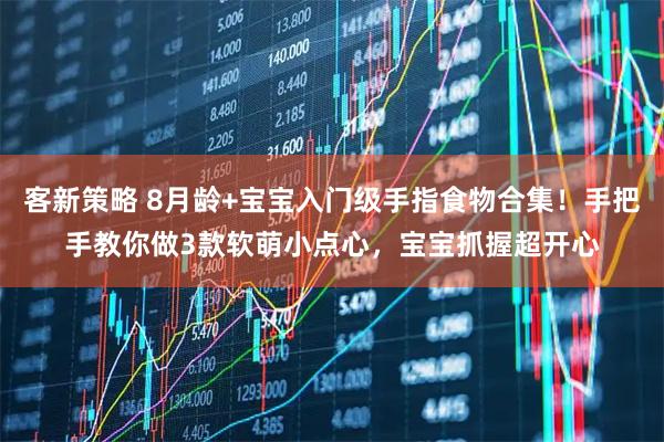 客新策略 8月龄+宝宝入门级手指食物合集！手把手教你做3款软萌小点心，宝宝抓握超开心