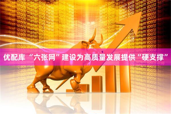 优配库 “六张网”建设为高质量发展提供“硬支撑”