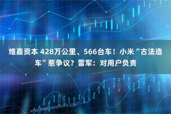 维嘉资本 428万公里、566台车！小米“古法造车”惹争议？雷军：对用户负责